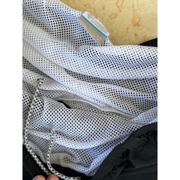 Columbia PFG Mens Performance swim/Fishing Shorts XXL 6" inseam black Mesh Line - Picture 9 of 11